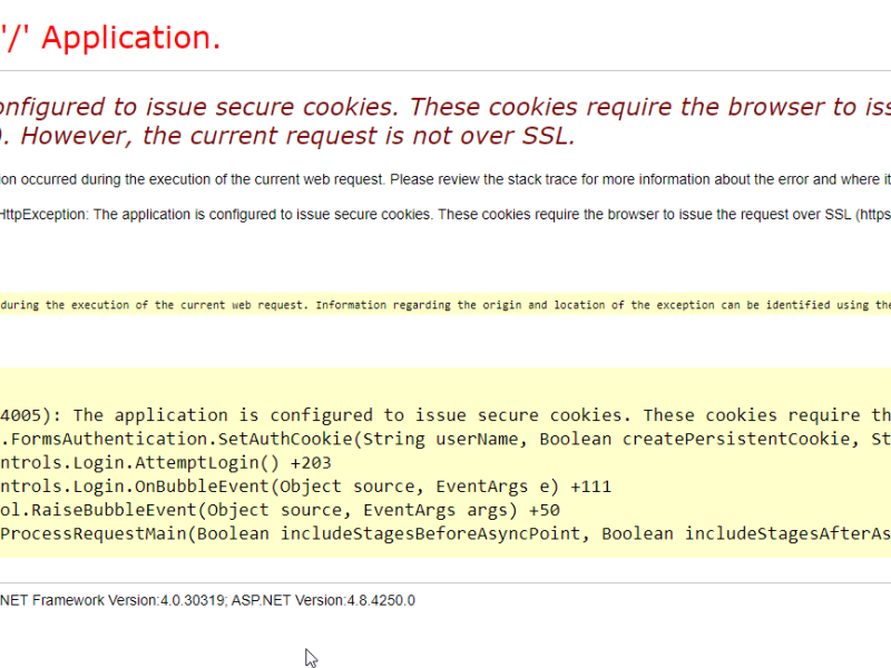 How to fix Episerver CMS exception: ‘This request has probably been tampered with. Close the browser and try&nbsp;again’